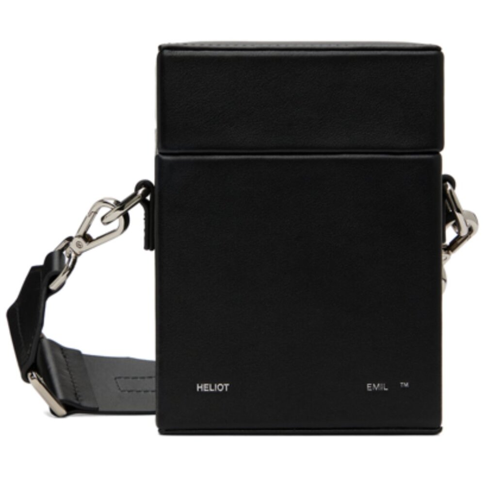HELIOT EMIL | Black Strap Box Bag